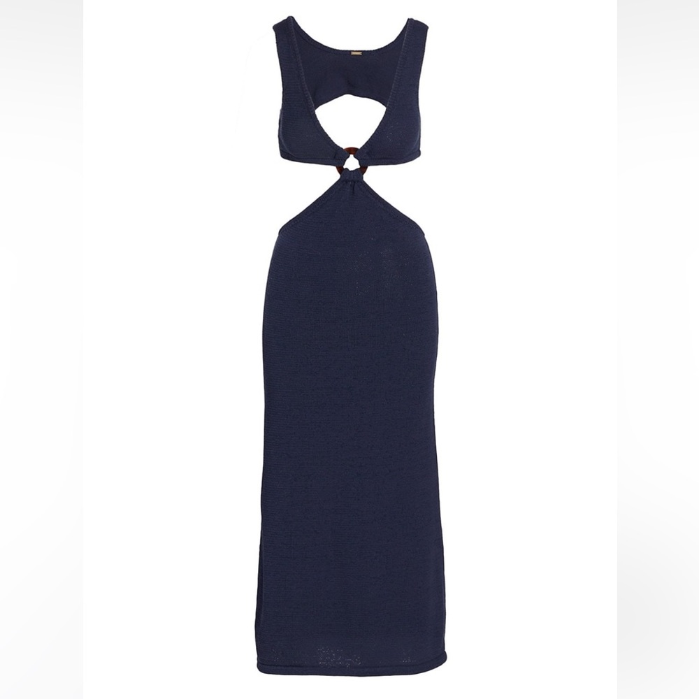 Cult Gaia Bank Cut-Out Knit Maxi Dress